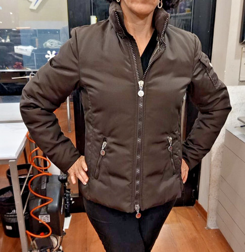 Moncler piumino con vera - piumino, piuma
