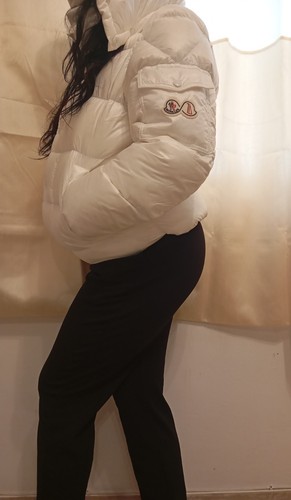 Piumino bianco moncler modello - bianco,